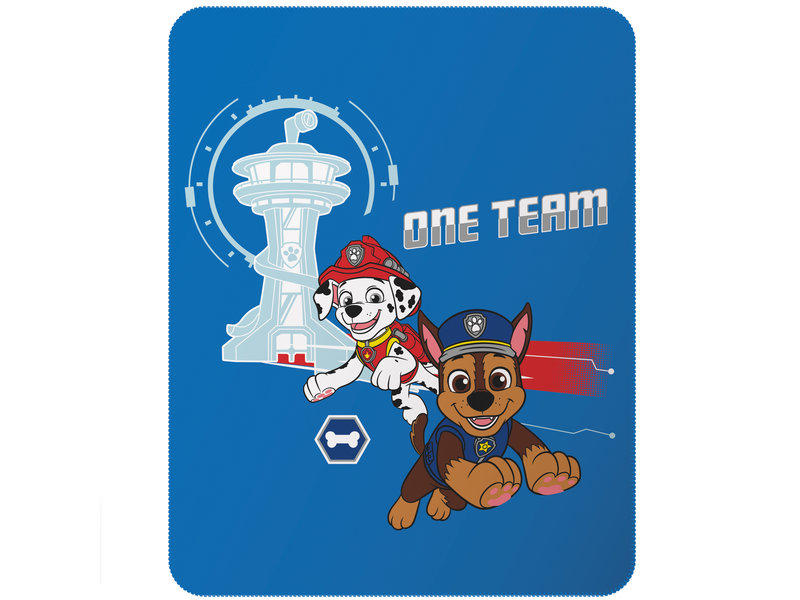 PAW Patrol Fleece deken One Team - 110 x 140 cm - Polyester