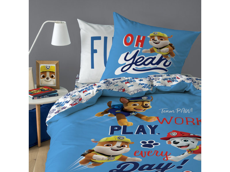 PAW Patrol Dekbedovertrek Team PAW - Eenpersoons - 140  x 200 cm - Katoen