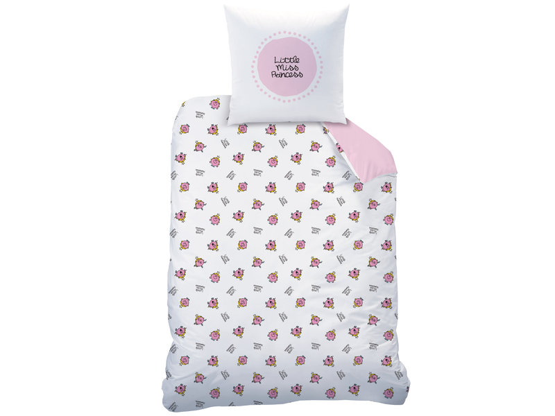 Meneertje Mevrouwtje Duvet cover Miss Princess - Single - 140 x 200 cm - Cotton