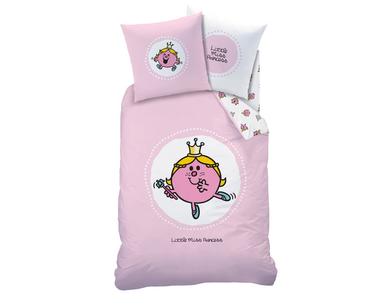 Meneertje Mevrouwtje Duvet cover Miss Princess - Single - 140 x 200 cm - Cotton