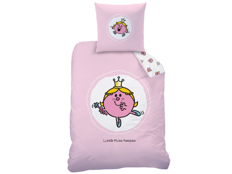 Meneertje Mevrouwtje Duvet cover Miss Princess - Single - 140 x 200 cm - Cotton