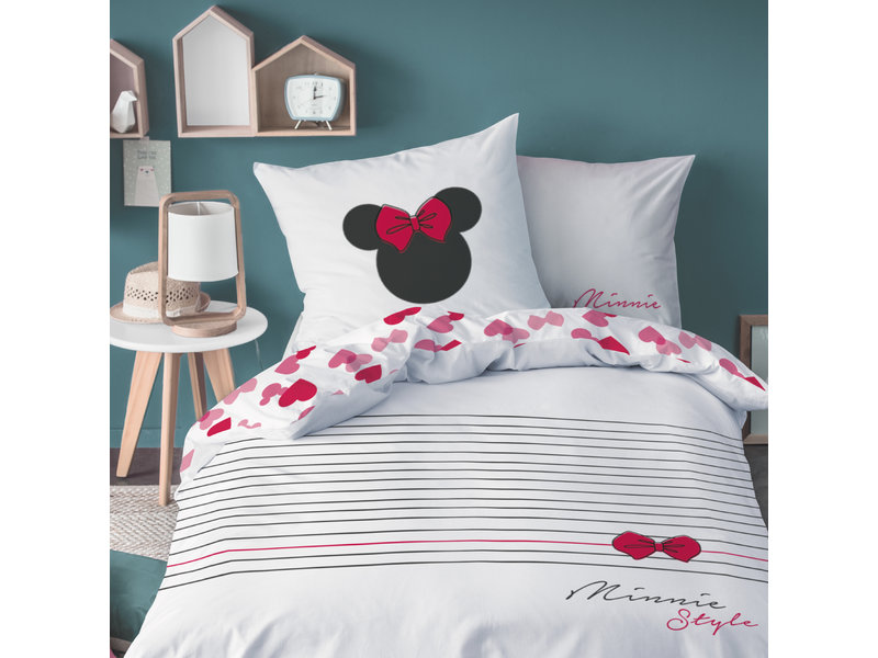 Disney Minnie Mouse Dekbedovertrek Style - Eenpersoons - 140  x 200 cm - Katoen