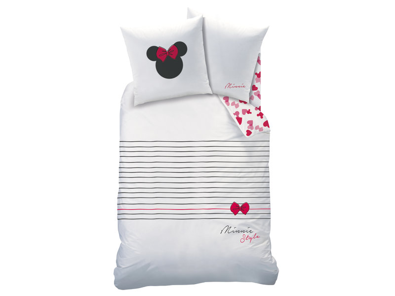 Disney Minnie Mouse Bettbezug Style - Single - 140 x 200 cm - Baumwolle