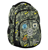 BeUniq Rucksack Militär - 41 x 30 x 25 cm - Grün