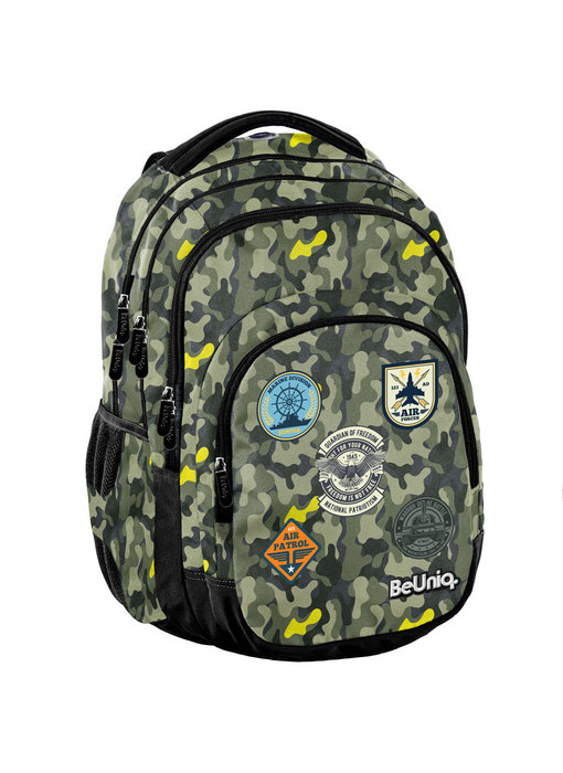 BeUniq Backpack Military 41 cm