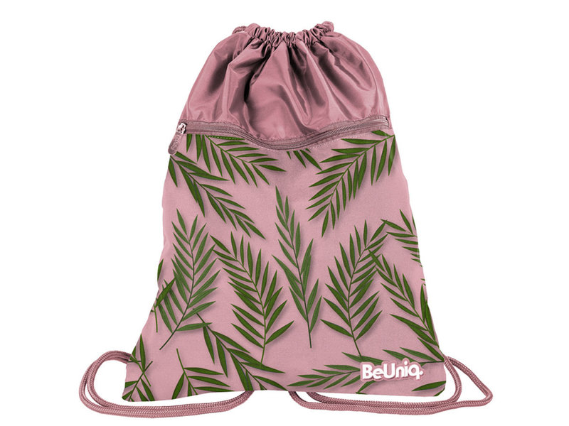 BeUniq Gymbag Palm - 47 x 37 cm - Roze