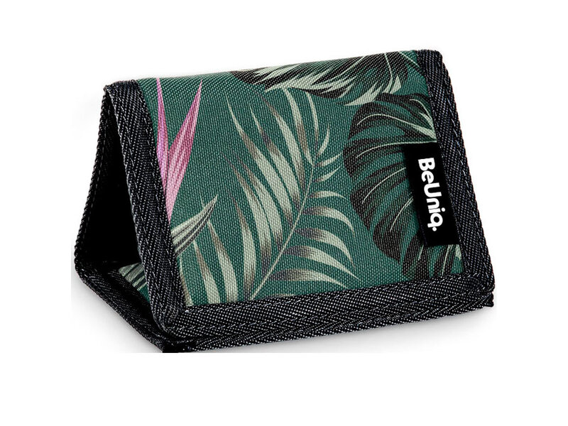 BeUniq Brieftasche Dschungel - 12 x 8 cm - Grün