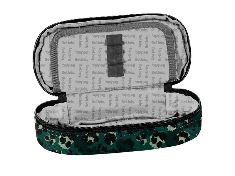 BeUniq Pencil case Jungle - 23 x 10 x 5 cm - Green
