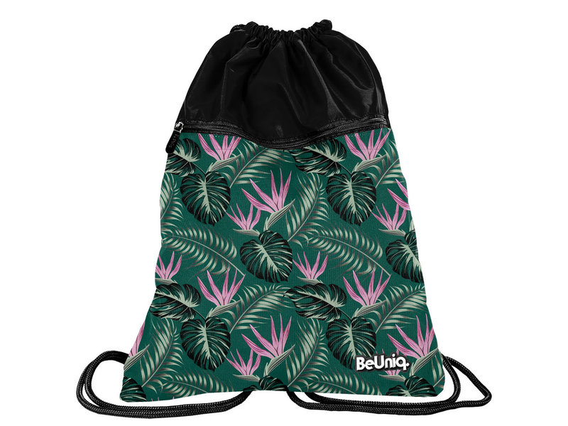 BeUniq Gymbag Jungle - 47 x 37 cm - Groen