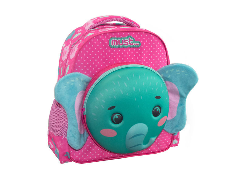 Must Rucksack Elefant - 31 x 27 x 10 cm - Polyester