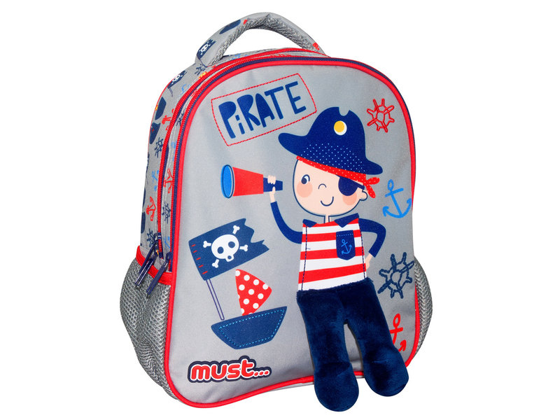 Must Peuterrugzak Piraat - 31 x 27 x 10 cm - Polyester