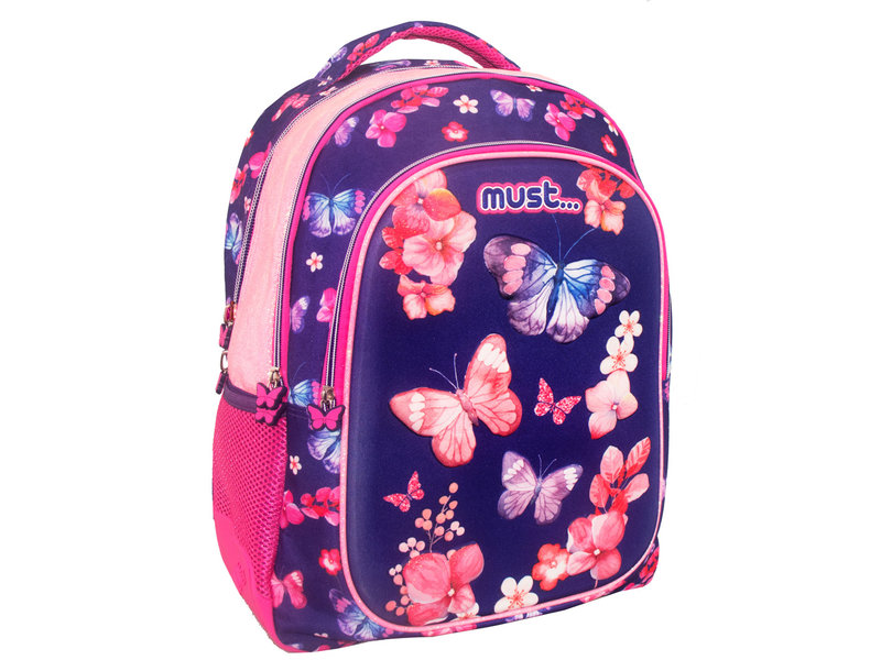 Must Backpack Butterfly - 43 x 32 x 18 cm - Polyester