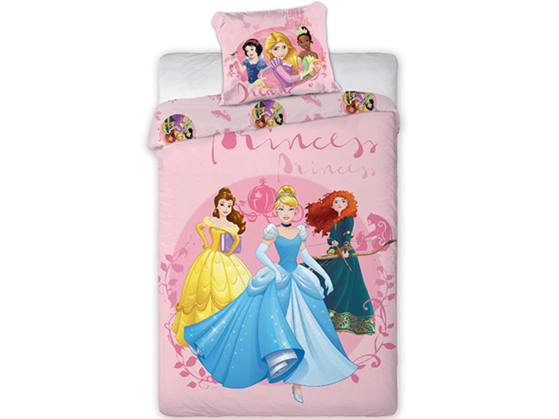 Disney Princess Dekbedovertrek Dreams - Eenpersoons - 140 x 200 cm - Katoen