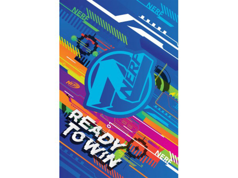 Nerf Fleece blanket Ready to Win - 100 x 150 cm - Polyester