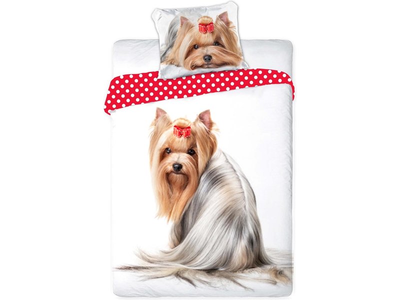 Animal Pictures Bettbezug Yorkshire Terrier - Single - 140 x 200 cm - Baumwolle