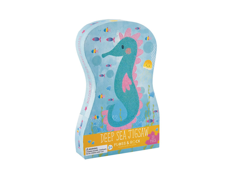 Floss & Rock Seahorse Puzzle 20 pcs. - 38 x 33 cm