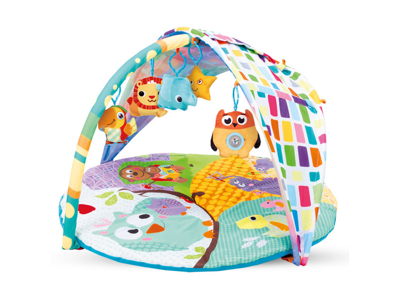 Kidwell Babygym met 5 speeltjes - 84 x 84 x 55 cm