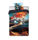 Gaming Dekbedovertrek Galaxy - Eenpersoons - 140  x 200 / 70 x 90 cm - Katoen