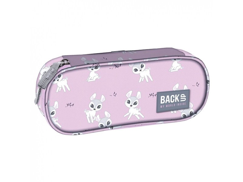 BackUP Trousse à crayons Cerf - 22 x 9 x 6 cm - Polyester