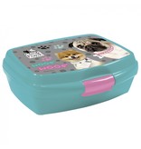 Cleo & Frank Set Lunchbox + Bidon Woof Woof - Polypropyleen