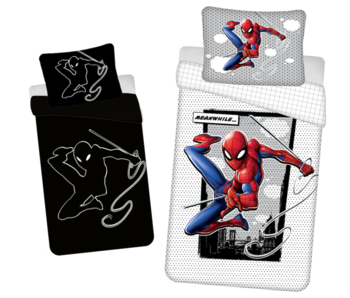 Spider-Man Dekbedovertrek Glow in the Dark 140 x 200 Katoen