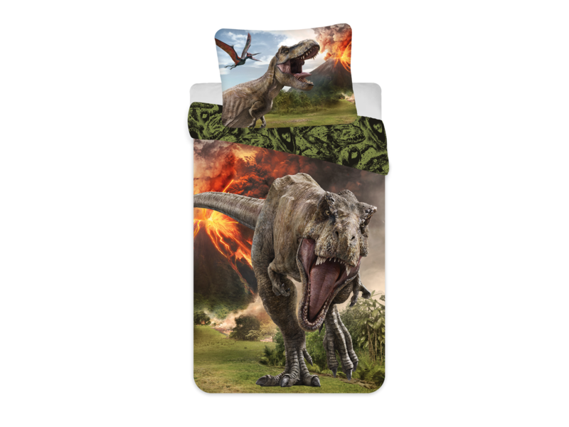 Jurassic World Bettbezug Volcano - Single - 140 x 200 cm - Baumwolle