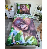 Animal Pictures Duvet cover Orangutans - Single - 140 x 200 cm - Cotton