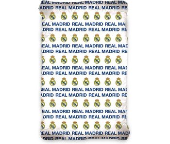 Real Madrid Fitted sheet Logo 90 x 200 cm Cotton