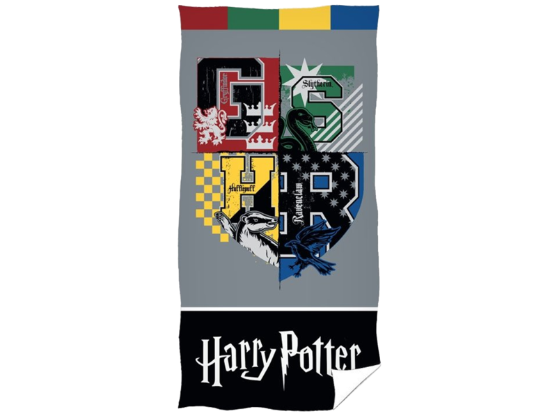 Harry Potter Serviette de plage Varsity Poudlard - 70 x 140 cm - Coton