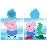 Peppa Pig Poncho George - 50 x 115 cm - Baumwolle