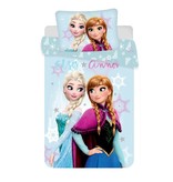 Disney Frozen Dekbedovertrek Elsa & Anna - Eenpersoons - 140  x 200 cm - Katoen