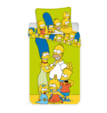 The Simpsons dekbedovertrek Family - Eenpersoons - 140 x 200 cm - Katoen