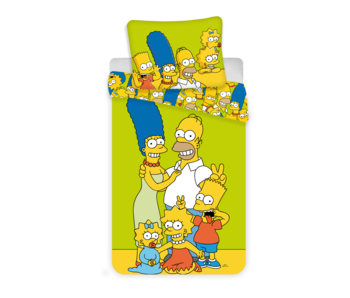 The Simpsons Bettbezug Familie 140 x 200 cm 70 x 90 cm Baumwolle
