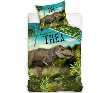 Dinosaurus Dekbedovertrek T-Rex 140 x 200 Katoen