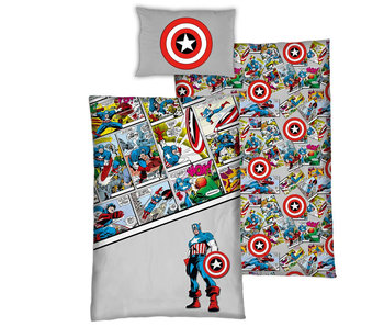 Marvel Avengers Dekbedovertrek Comics 140 x 200 Bio Katoen