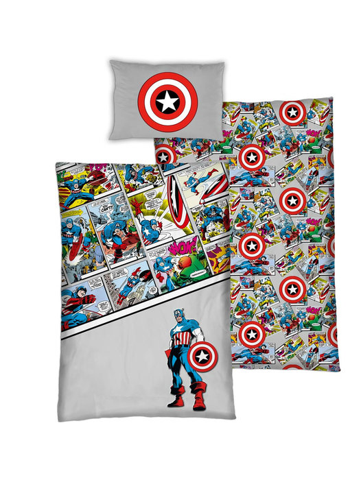 Marvel Avengers Duvet cover Comics 140 x 200 Bio Cotton