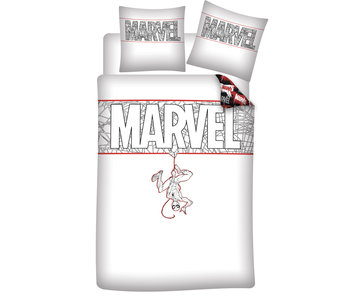 Housse de couette Spider-Man 140 x 200 Coton Bio