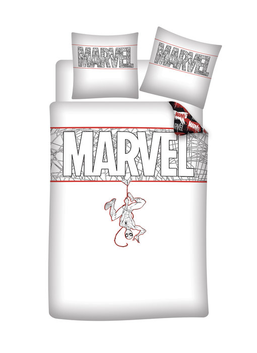 Housse de couette Spider-Man 140 x 200 Coton Bio