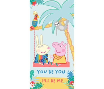 Peppa Pig Strandtuch You Be You 70 x 140 cm Baumwolle