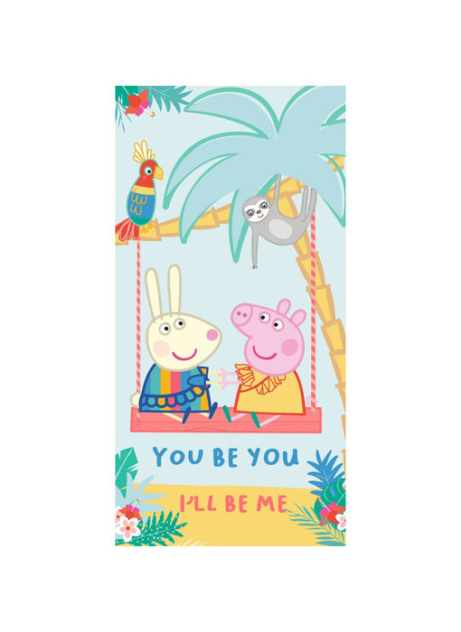 Peppa Pig Strandlaken You Be You 70 x 140 cm Katoen