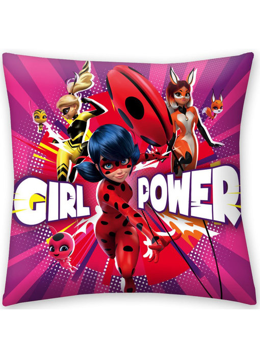 Miraculous Coussin Girl Power 40 x 40 cm Polyester