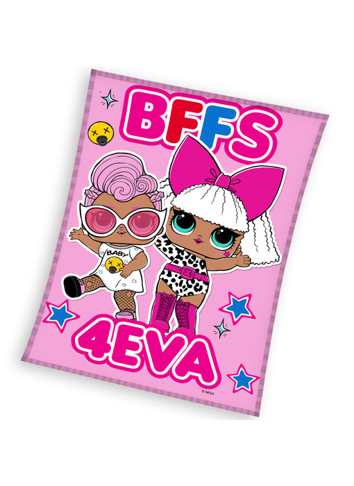 LOL Surprise! Couverture polaire BFFS 4EVA 110 x 140 cm