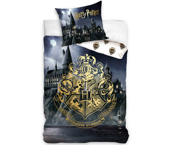 Harry Potter Bettbezug Gold 140 x 200 Baumwolle