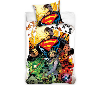 Superman Housse de couette Comic Hero 140 x 200 Coton