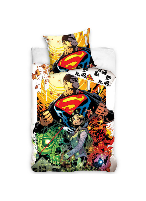 Superman Bettbezug Comic Hero 140 x 200 Baumwolle