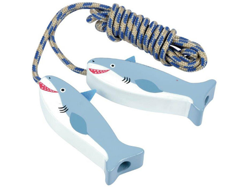 Floss & Rock Skipping rope Shark - 240 cm - Wood