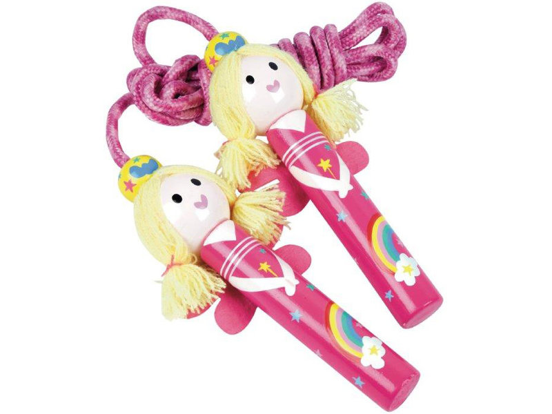 Floss & Rock Jump Rope Rainbow Fairy - 240 cm - Wood