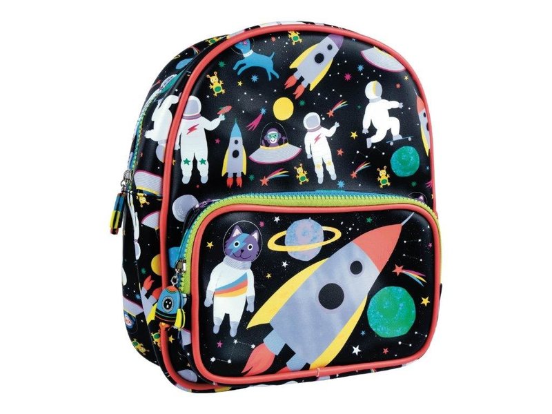 Floss & Rock Peuterrugzak Space - 28 x 23 x 9 cm - PVC