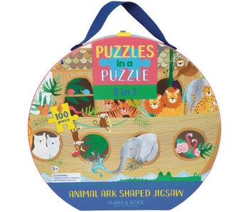 Floss & Rock 3-in-1 Ark Puzzel 100 st.