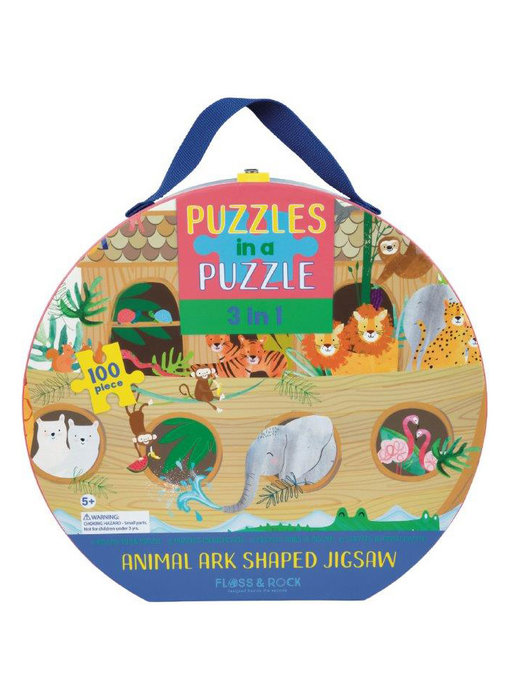 Floss & Rock 3-in-1 Ark Puzzel 100 st.